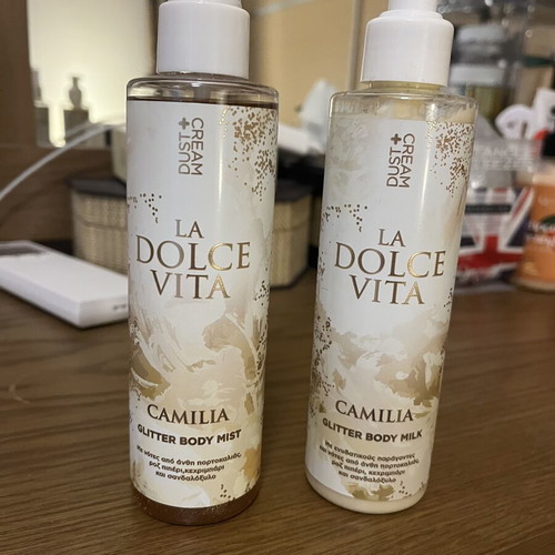 Dust + Cream La Dolce Vita Glitter Body Set 200ml new