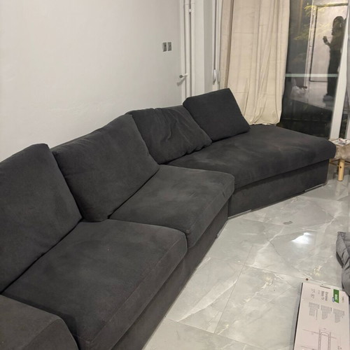 Corner sofa four-seater like new with pull-out bed
