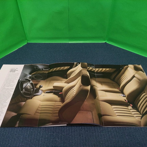 Alfa Romeo 166 official illustrated brochure like new