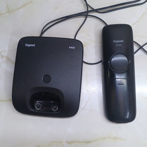 Gigaset A400 cordless phone, black