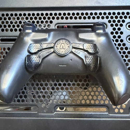 PS5 AIM Controller with 4 Spider Paddles used