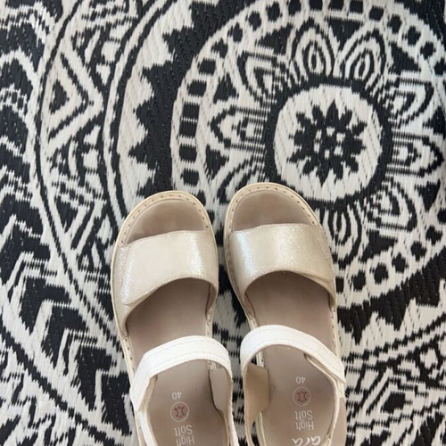 Ara anatomical sandals like new, size 40, white and grey