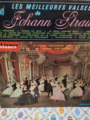 The Vienna Concert Orchestra Great Strauss Waltzes δίσκος βινύλιο μεταχειρισμένο