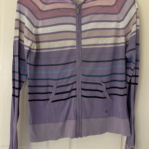 Pringle women's hoodie cardigan 100% cotton used, size L