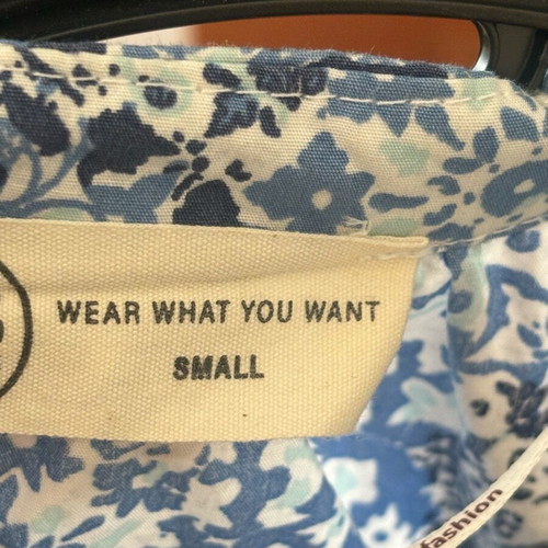BSB short dress like new, white and blue, size S