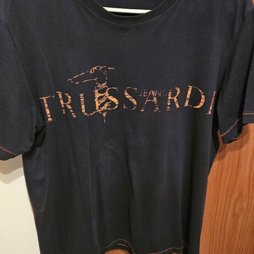 Trussardi black t-shirt used, size L
