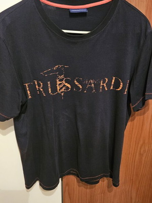 Trussardi black t-shirt used, size L