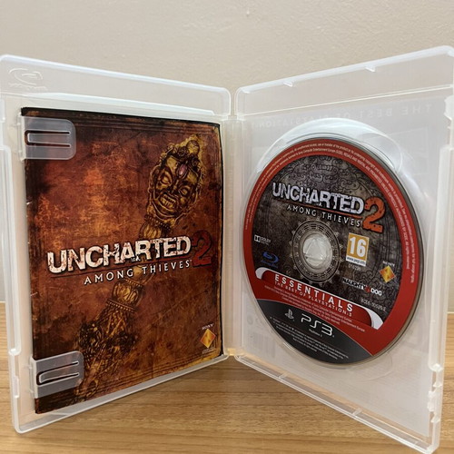 Uncharted 2 Among Thieves PS3 game used, complete with case and booklet