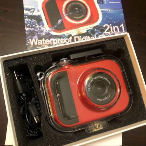 Lamtech 2in1 Waterproof Digital Camera Red