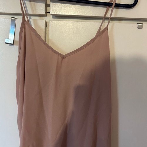 Dixie printed long-sleeve shirt like new with beige top