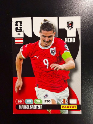 Marcel Sabitzer Panini FIFA World Cup 2026 Adrenalyn XL card new