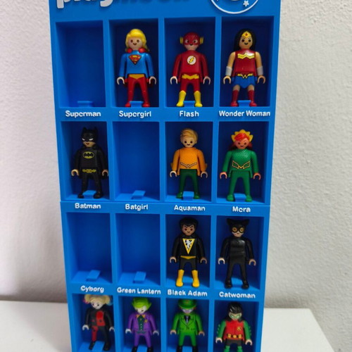 3D Playmobil DC Stand New Made of PLA Plastic