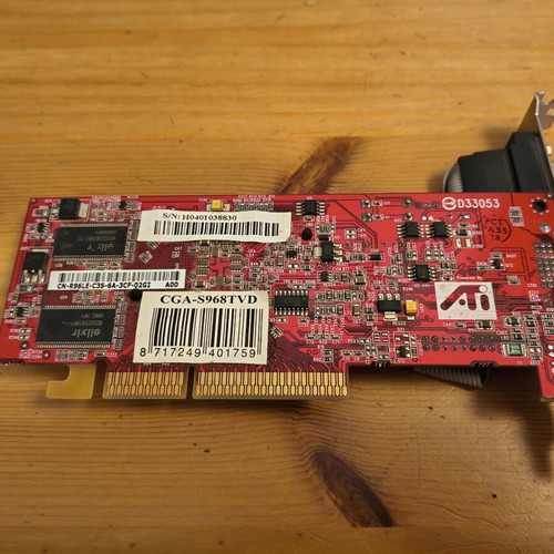 Ati Radeon 9600 SE 128MB AGP Graphics Card like new