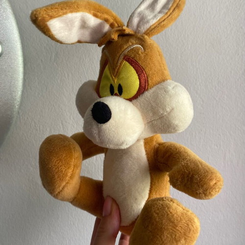 Baby Wile E Coyote plush toy Looney Tunes used