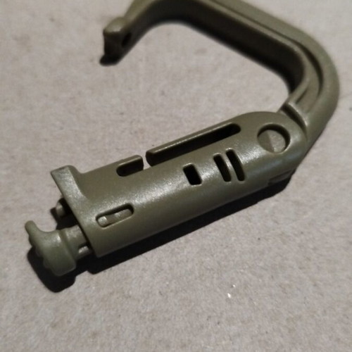 Carampiner plastic carabiner ideal for light gear attachment