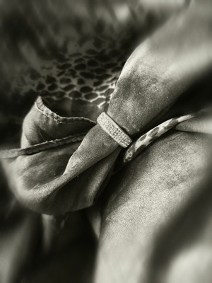 Сребърен пръстен като нов, 2гр, диаметър 17мм