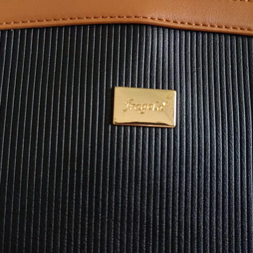 Fragola elegant black crossbody handbag like new