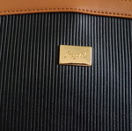 Fragola elegant black crossbody handbag like new