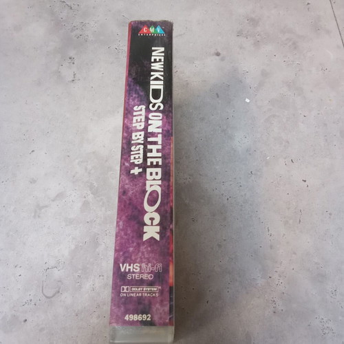 New Kids On The Block VHS used, 1980s music videocassette