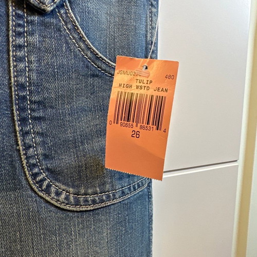 Juicy Couture jeans new with tag wide leg high waist 26