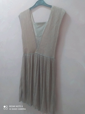 Attrattivo official dress like new, pink with gold threads, size S