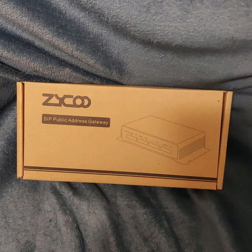 Zycoo IA03 VoIP doorphone new, powered by PoE or DC12V1A