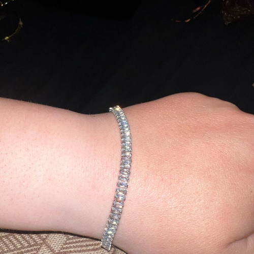 Tennis bracelet new, silver