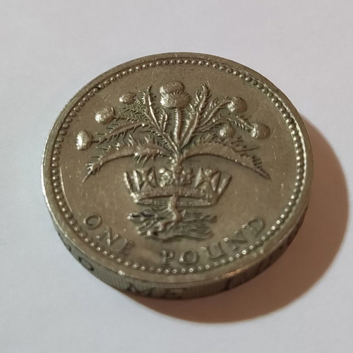Νόμισμα 1 Pound 1984 Ηνωμένου Βασιλείου μεταχειρισμένο, Βασίλισσα Ελισάβετ Β’