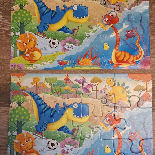 Ravensburger puzzle like new, 2x12 pieces for children
