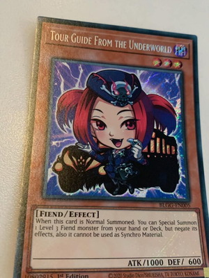 Tour Guide From The Underworld Yu-Gi-Oh Card new, secret rare chibi art