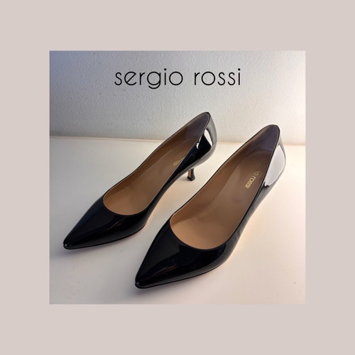 Sergio Rossi Godiva pumps new, size 38, black