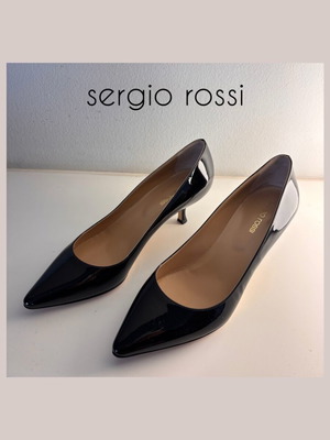 Sergio Rossi Godiva pumps new, size 38, black