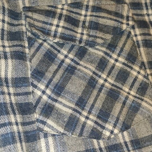 Jasmen Blue Medium Checkered Shirt used