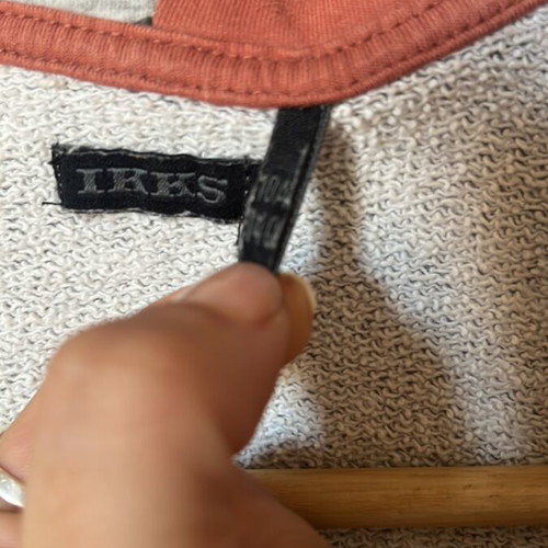 Ikks sleeveless kids jacket used, gray, age 10