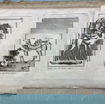  1790 Χαλκογραφία καμήλας από εμπορικό καραβάνι τόσο αρχαίας εποχής όσο και μοντέρνας εποχής 34x27cm