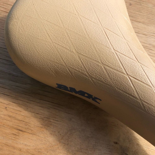BMX Bicycle Saddle Cream Vintage New