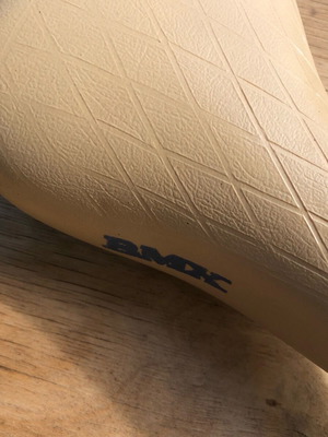 BMX Bicycle Saddle Cream Vintage New