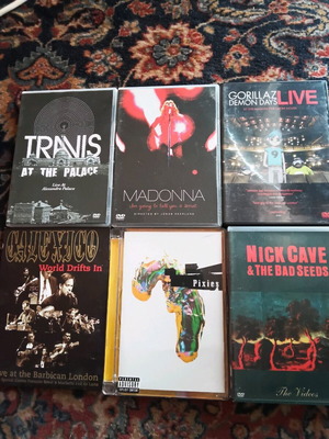 Music DVDs like new, pack of 6, Pop