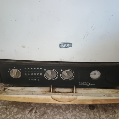 Baxi Luna 240 Fi Gas Boiler used, wall-mounted with chimney