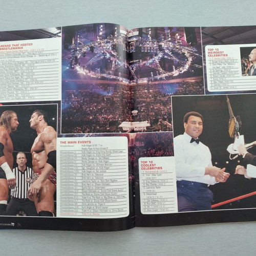 WWE Magazine Big Time Wrestlemania 22 Retro used