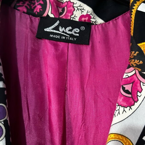 Luce blazer size XL like new, pink multicolor floral pattern