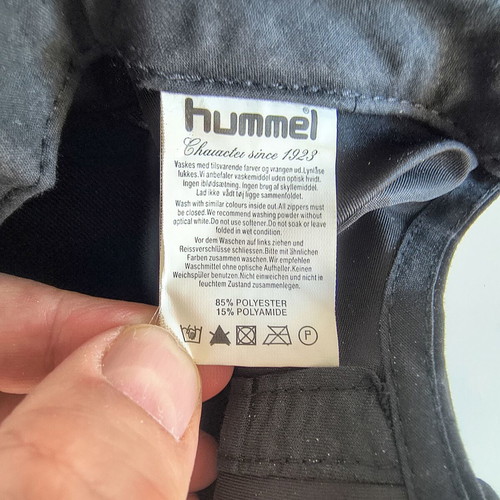 Hummel Jockey Hat like new, black and silver