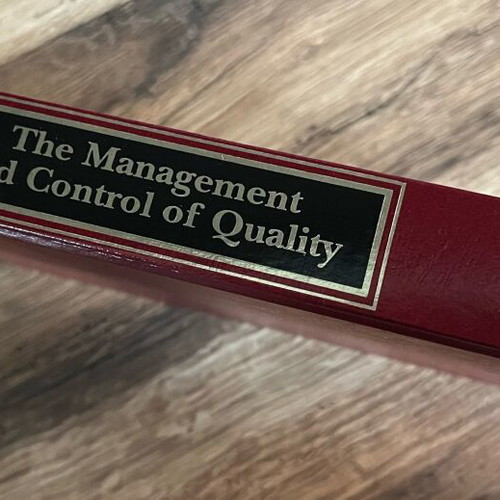 The Management and Control of Quality Second Edition used, hardcover