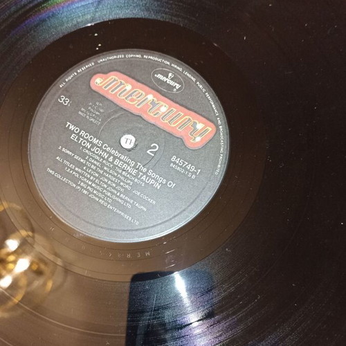 Elton John Two Rooms double vinyl record used, rock