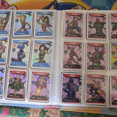 Marvel Mission Arena Album with 193 Cards like new