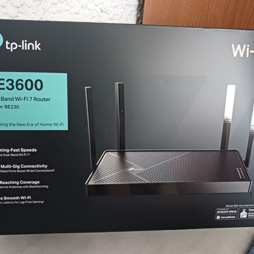 TP-LINK BE 3600 Wi-Fi7 router like new