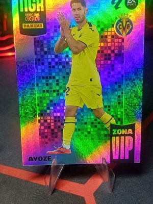 Panini Megacracks La Liga 2025/26 Ayoze Pérez Zona VIP #388 Villarreal card like new