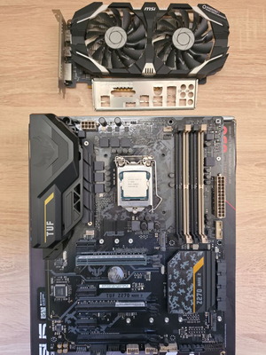 Intel i5-7600K Bundle with ASUS TUF Z270 Mark 2 and GTX 1060 3GB OC used