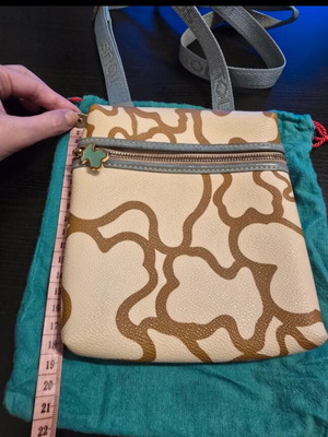 Tous crossbody bag like new, beige with brown pattern