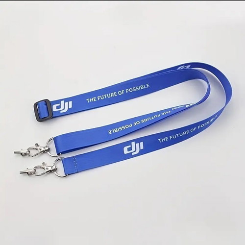 DJI drone lanyards new, white and blue